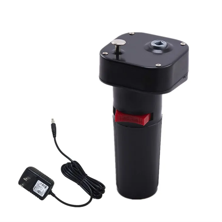Motor de rotisor alimentat cu baterie cu adaptor