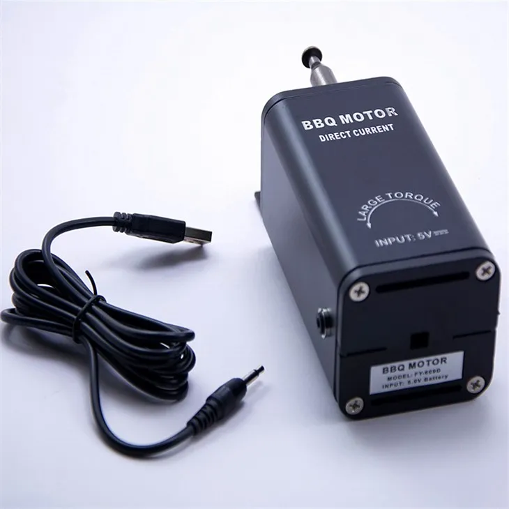 BBQEXPERT Calitate asigurată DIY Braai Roaster Spit Motor 5V Voor Rotisserie Motor Spit Roast Motors de vânzare FD609D