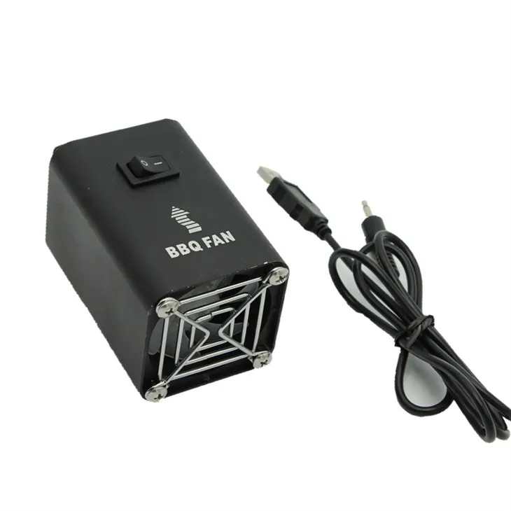 Suflantă electrică pătrată pentru grătar cu design nou, 5 V, dispozitiv de pornire a focului, ventilator, instrument de suflare cu linie USB FD315A(S)