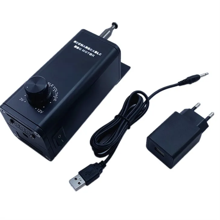 Motor de scuipator reîncărcabil pentru rotisor cu viteză variabilă