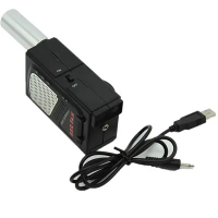 Noua suflantă DC pentru grătar, suflantă portabilă pentru grătar cu fum, cu linie USB FD311A